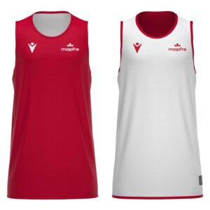 Camiseta reversible Basket una tela x500 RED mapfre
